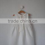 Latest Style Baby Frock Design Pictures Clothes Children Lace Plain White Dress Baby Girls Party Dresses thumbnail-2