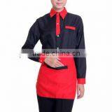Sexy Red Chief Fashion Hotel Reception Uniform Design thumbnail-4