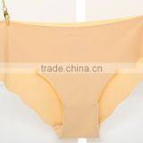 Customized Your Own Brand Lady Briefs Plain Solid Color 72%Polyester 28%Spandex Soft Healthy High Cut Seamless Women Underwear thumbnail-3