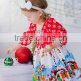 2017 New Born Baby Girls First Christmas Party Dress Kids Elf Holiday Party Dress thumbnail-3