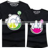 100% Pure Cotton Round Neck Fashion Design Couple T Shirts thumbnail-3
