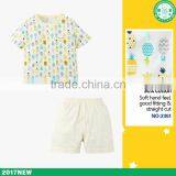 Wholesale 2017 New Design Summer Clothing Set Baby Girl Wear With Soft Touch thumbnail-2
