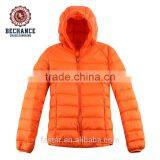 Women Ultralight Foldable Shiny Nylon Down Jacket thumbnail-1