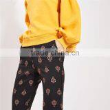 Cool Pattern Printed Hot Girt Sexi Photo Slim Fit Cigarette Harem Pants thumbnail-3