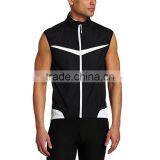 High Quality Cheap Polyester Men Sleeveless Cycling Jacket Vest thumbnail-1