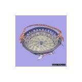 White Rattan Basket thumbnail-1