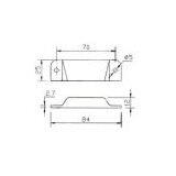 Cargo Control Track for Freezer Truck, E-track for Truck, Van Car, Container Body Side, Steel E-track Tip, End Socket GL-19113-1 thumbnail-2