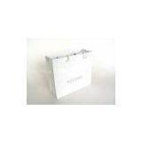 Machinery Plain Recycling White Paper Carrier Bags for Shopping