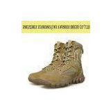 Comfortable Vintage Military Tactical Boots , Beige Tactical Desert Boots