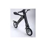 12 Inch Tubeless Tire Two Wheel Folding Electric scooter with LED light