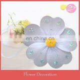 White Nylon Net Flower for Wedding Decoration thumbnail-1