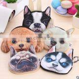 2017 Hot Sales Cute Dog Coin Bag Animal 3D Printed Pattern New Unusual Dog Purse Factory Wholesale Pouch Children's Purse thumbnail-3