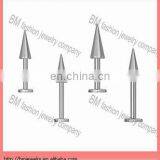 316L Stainless Steel Sharp Lip Labret Ring Body Piercing Jewelry