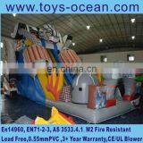 2016 New Commercial Inflatable Slide, Robot Inflatable Bouncy House for Kids
