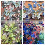 Custom Fashion Colorful 3D Butterfly Embroidery Lace Fabric thumbnail-2