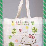 HOT SALE Eco-friendly Recyclable Hello Kitty Cotton Canvas Bag thumbnail-1