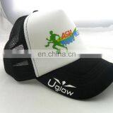 Custom Adjustable Black White Trucker Hat thumbnail-5