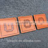 Custom High Quality Jacket Embossed Denim Leather Patch Labels