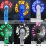 Led Mini Message Display Fan Hot Selling Promotional Gift