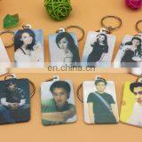 Customized Digital Photo Keychain Football Soccer Star Movie Star Character Keychain President Election Keychain thumbnail-2