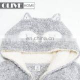 Sherpa Solid Bathrobe Winter Pyjamas Sets Bulk Bathrobes With Hood thumbnail-4