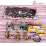 For Yanmar 3T84HLT Engine Rebuild Parts 3T84 3D84-1 Piston and Piston Ring Full Cylinder Head Gasket Kit thumbnail-1