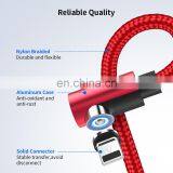 3 In 1 Usb Cable Magnetic Micro Usb Fast Charging Nylon 1M 2020 New Product Cable Original Factory Wholesale Data Line Cable thumbnail-4
