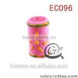 Wholesale Top Quantity Acrylic Pink Glass Round Beads EC096 (DIY) thumbnail-1