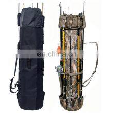 Custom Camouflage Fishing Hanging Waterproof Tackle Backpack Storage Fishing Tools Waist Bag 600D Nylon Fishing Tackle Storage Tote Bag thumbnail-1