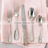 Silver Plated Brass Cutlery Set Of Spoon, Fork And Paster With Stand thumbnail-2