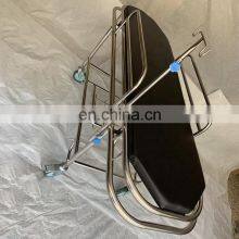 Factory Price Stainless Steel Ambulance Emergency Patient Transport Stretcher for Hospital thumbnail-4