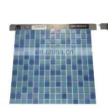 Factory Supply Sky Blue Glass Mosaics Bathroom and Kitchen Mosaic Swimming Pool Tiles