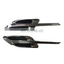 For Bentley Continetal GT 2016-2018 Fender Vents/Chrome+Black Air Guide Air Conduit Car Air Duct thumbnail-1