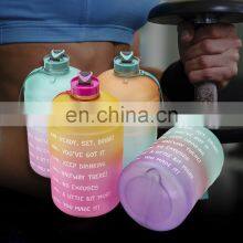 2021 Wholesale Manufacturing Direct Selling One Gallon Tritan Motivational Water Bottle thumbnail-5