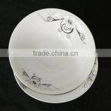 Flower Decal Printing Ceramic Bowl, Porcelain Bowl Home Used, Ceramic Rice Bowl for Southeast thumbnail-1