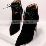 C89225A Women Genuine Leather Ankle Boots Lady Boots Lady Shoes Big Size Genuine Leather Shoes thumbnail-2