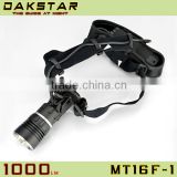 DAKSTAR 2013 Hot Sale MT16F-1 CREE XML T6 1000LM 26650/18650 Rechargeable High Power Bicycle Light New LED Headlight