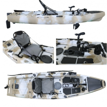 OEM Rotational Molds New Arrival Rotomolding Plastic Solo Skiff Boats Fishing Motorised Kayak thumbnail-3