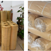 Factory Plastic Rattan Cane Webbing pe Rattan Weaving Mat Rolls for Furnitures thumbnail-4