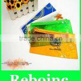 Clear Side Gusset Stand-up PVC Ducument Zipper Bag