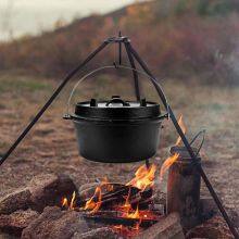 Heavy Duty Seasonal Discount Cast Iron Dutch Oven Cooking Dish Deep Roaster Dutch Oven Soup Pot Frying Pan 12 QT or Bigger thumbnail-4