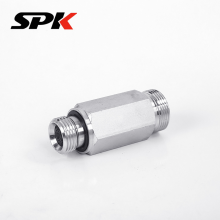 Stainless Steel Hydraulic Oil Tube Transition Fitting, High-Pressure Extended 304 Straight Hexagon Male Thread Ferrule Fitting thumbnail-4