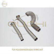 Stainless Steel Exhaust System Downpipe for Volkswagen Golf GTI MK6/Golf GTI MK7/7.5R TIG Manual Welding High-performance Automotive Exhaust Parts thumbnail-4