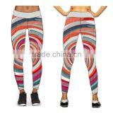 (OEM/ODM Factory)Ladies Leggings Full Length Leggings Gym Yoga Pants Sublimation Leggings Pants thumbnail-1