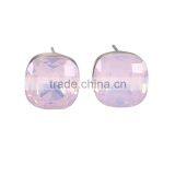 2016 Sunnmer Tropical Style Fashion Cheap White Crystal Stone Stud Earring Pack thumbnail-5