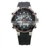 Men's Rubber Strap Analog Digital Dual Fashion Sport Watch WS070