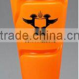 Custom Party Suppluy Cup With Straw/Lumo Tumbler 500ml Blow Moulded Straight Straw Dayglo Orange thumbnail-3