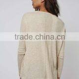 2016 Women Fine Knit Stitch Panel Jumper HSS3034 thumbnail-4