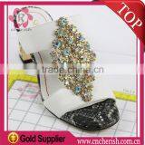 2016 Rhombus Shape AB Color Rhinestone Shoe Flower Shoe Accessories for Wowen's Sandal thumbnail-2