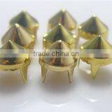 Pyramid claw studs, 4 feet pyramid brass prong studs,conical brass studs